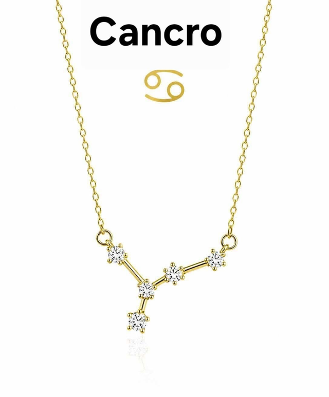 Collana costellazione CANCRO dorato