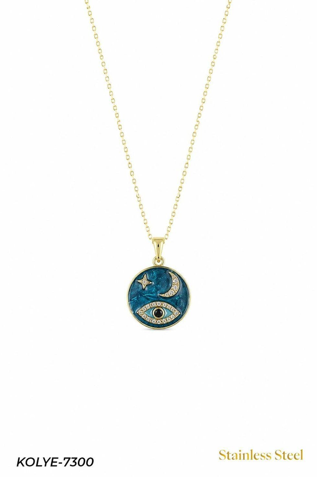 Collana occhio blu