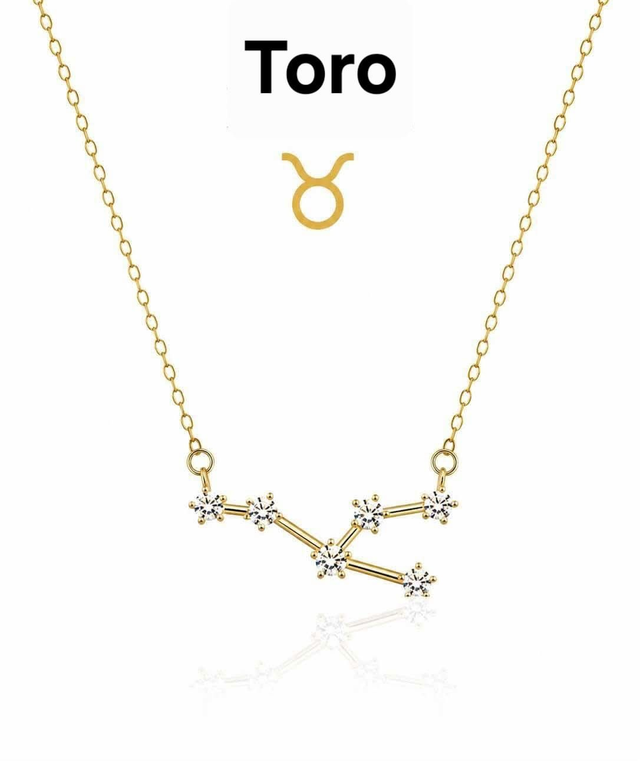 Collana costellazione TORO dorato
