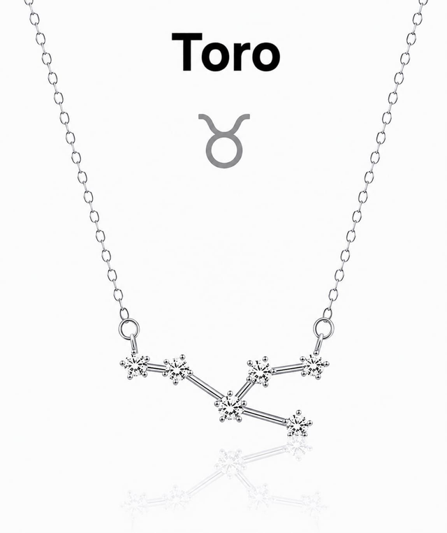 Collana costellazione TORO argentata
