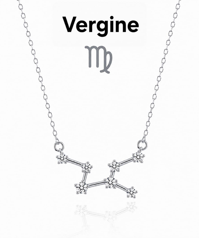 Collana costellazione VERGINE argentata