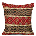 Cuscino stile Kilim rosso 45x45