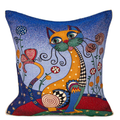 Cuscino Gatto blu 45x45