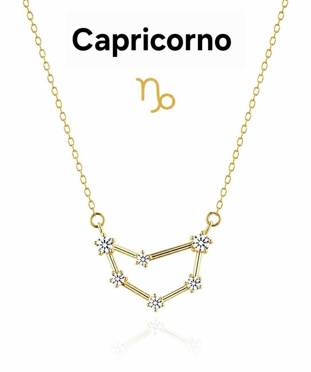 Collana costellazione CAPRICORNO dorato