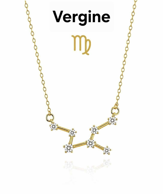 Collana costellazione VERGINE dorato