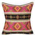 Cuscino stile Kilim fuxia 45x45 -