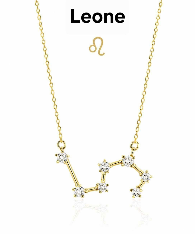 Collana costellazione LEONE dorato