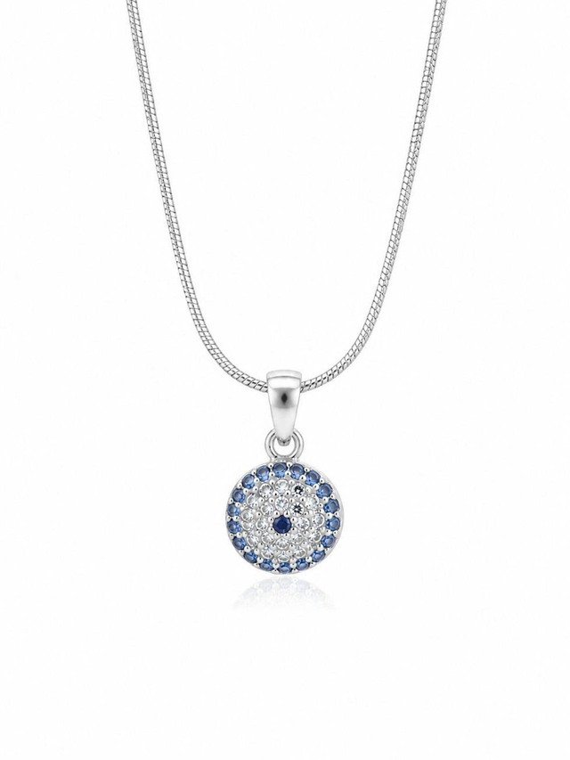 Collana nazar argentata