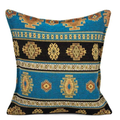 Cuscino stile Kilim blu 45x45