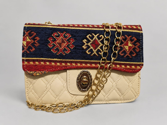 Borsa Kilim white