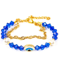 Bracciale Nazar blu e dorato