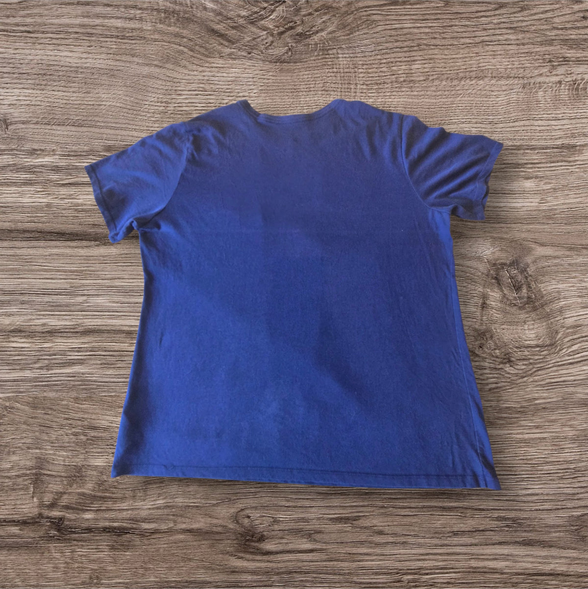 T-shirt sportiva blu navy Ottoman Kumus Nike in tessuto tecnico traspirante Dri-FIT, vista posteriore